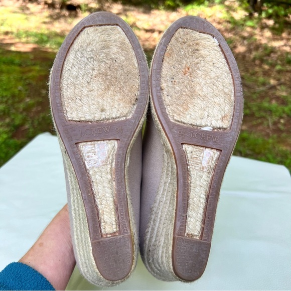 Jcrew Seville espadrille wedges in canvas, size 9.4 - Picture 4 of 11